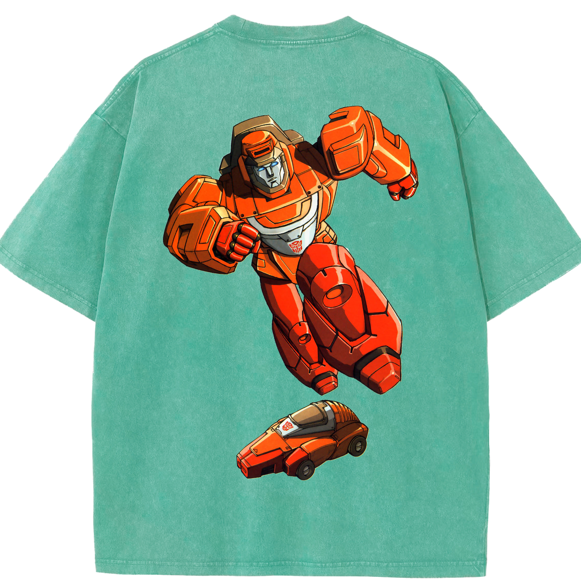 （画像用）  綿100% ヴィンテージ風 半袖Tシャツ（背面プリント）